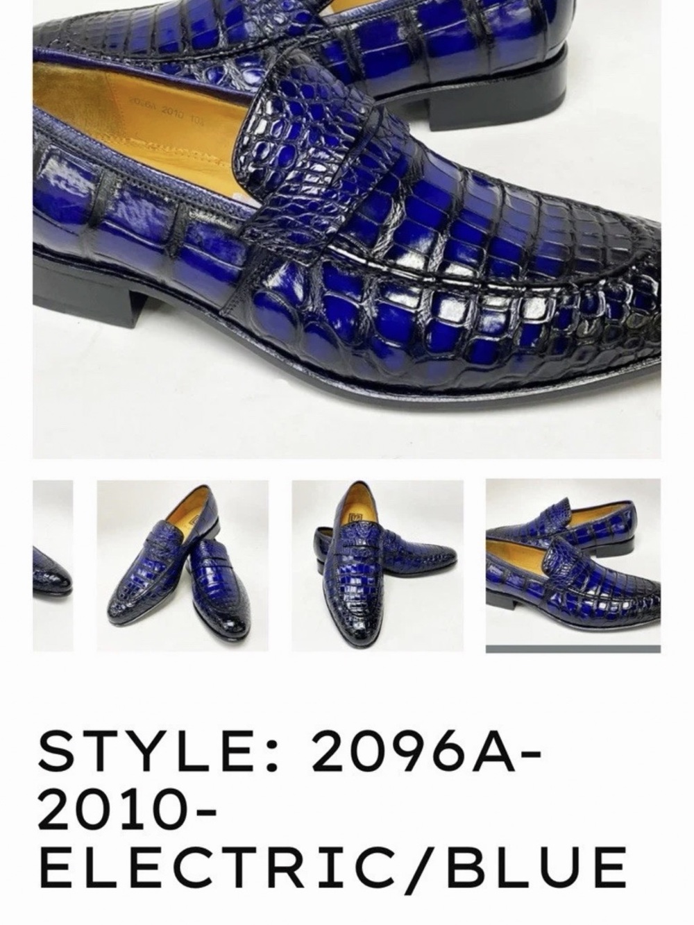 Men's Genuine Allagator